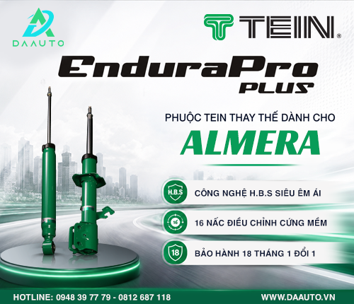 PHUỘC TEIN ENDURAPRO PLUS THAY THẾ DÀNH CHO NISSAN ALMERA