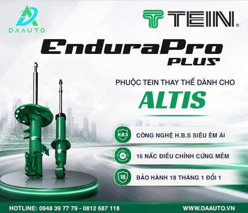 PHUỘC TEIN ENDURAPRO PLUS THAY THẾ DÀNH CHO TOYOTA ALTIS 2019+